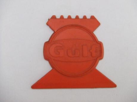 Gulf benzine oud logo embleem